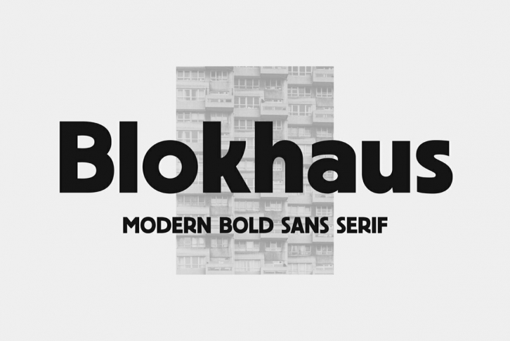 Blokhaus Font Font Download