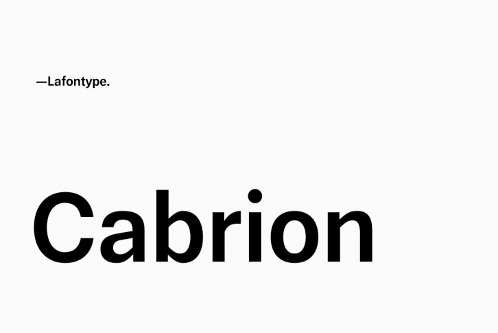 Cabrion Font Font Download