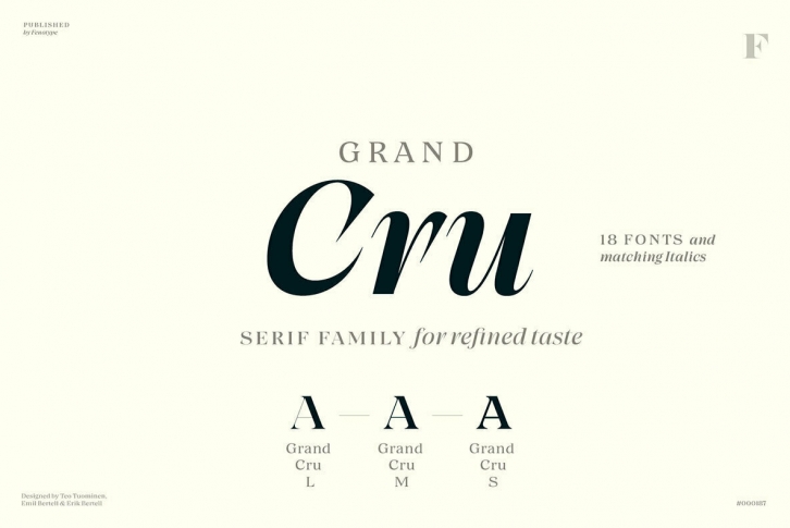 Grand Cru Font Font Download