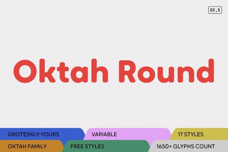 Oktah Round Font Font Download