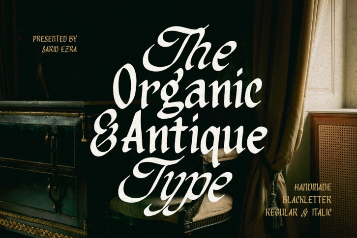 Organic Antique Font Font Download