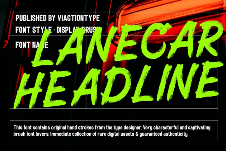 Lanecar Font Font Download