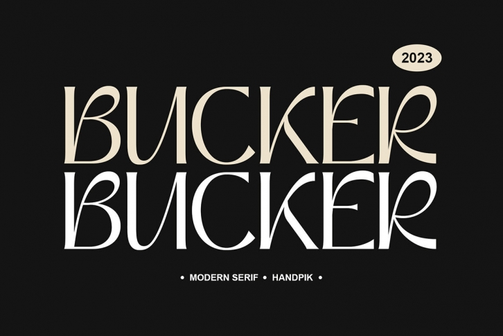 Bucker Font Font Download