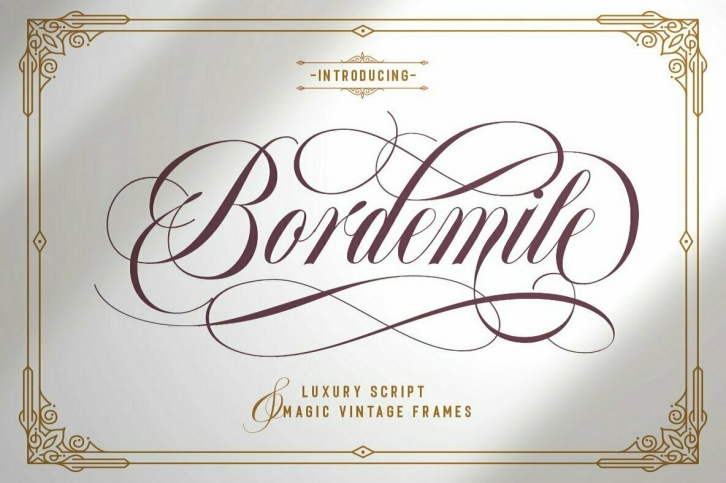 Bordemile Font Font Download