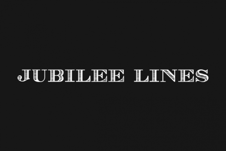 Jubilee Lines Font Font Download