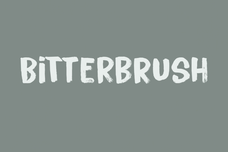 Bitterbrush Font Font Download