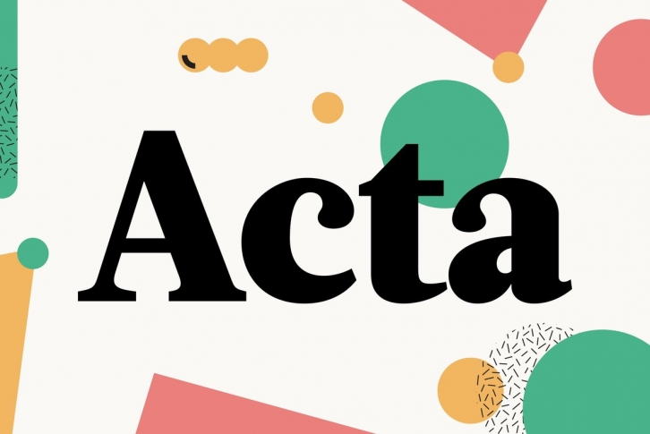 Acta Font Font Download