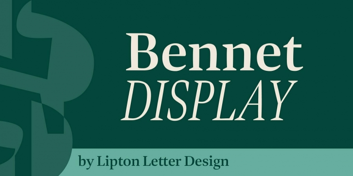 Bennet Display Font Font Download