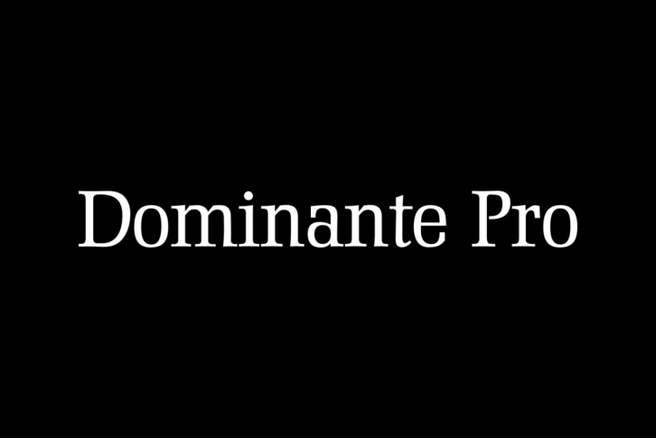 Dominante Pro Font Font Download