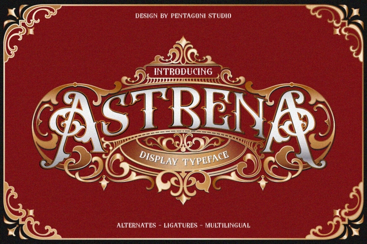 Astrena Typeface Font Font Download