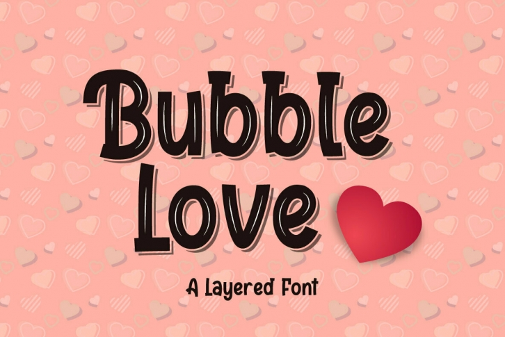 Bubble Love Font Font Download