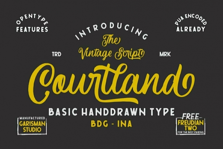 Courtland Font Font Download