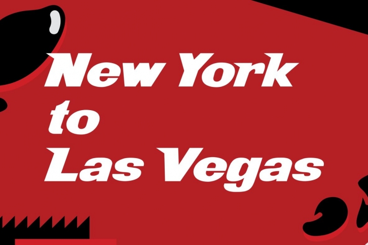 New York to Las Vegas Font Font Download
