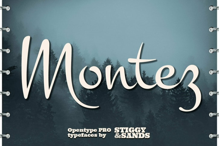 Montez Pro Font Font Download