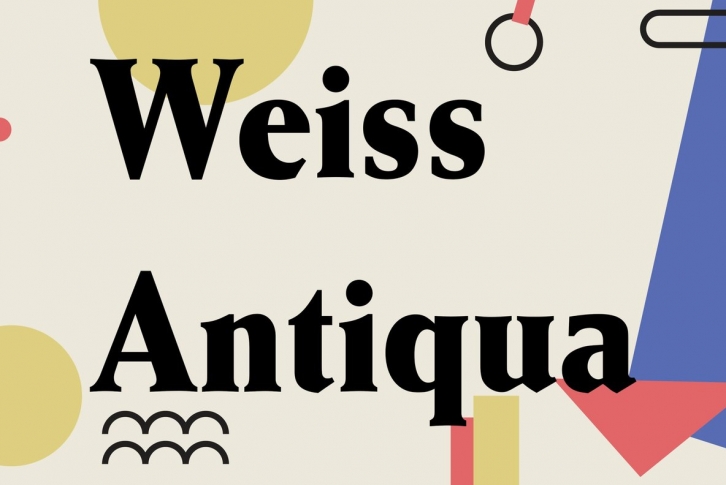 Weiss Antiqua Font Font Download