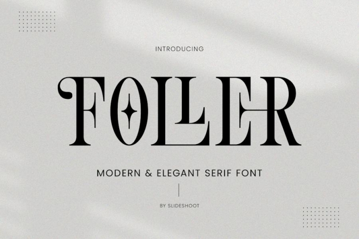 Foller Serif Font Font Download