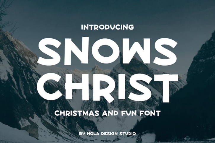Snows Christ Font Download