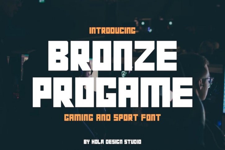 Bronze Progame Font Download