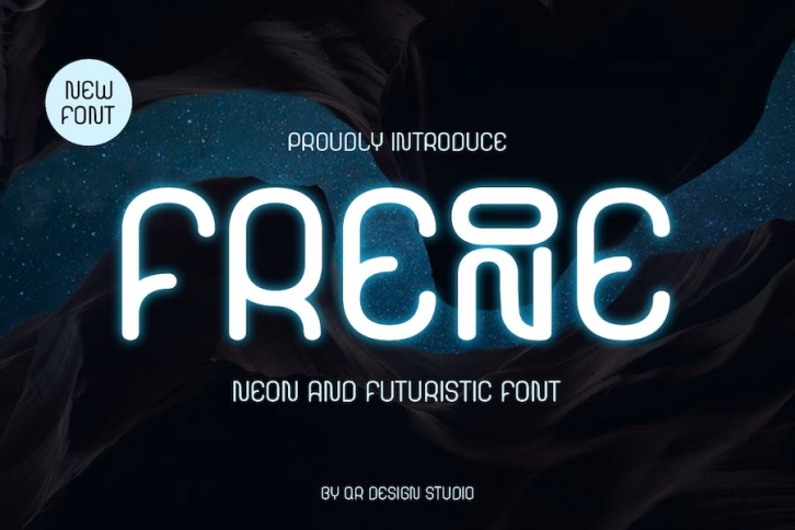 Freone - Neon Font Font Download