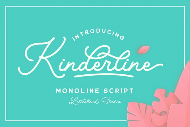 Kinderline Script Font Font Download