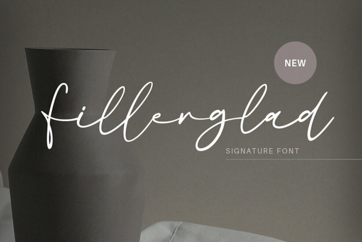 Fillerglad Font Font Download