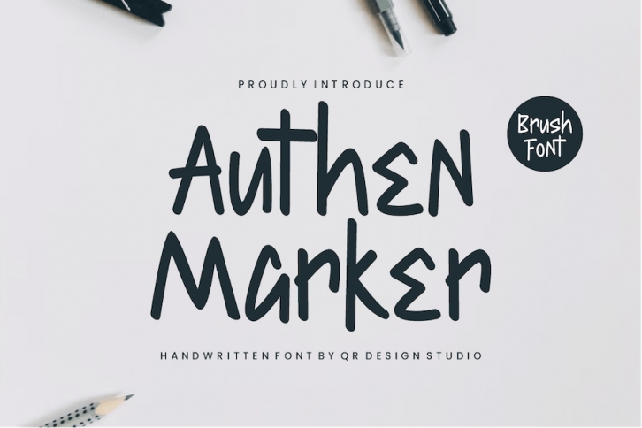 Authen Marker Font Font Download