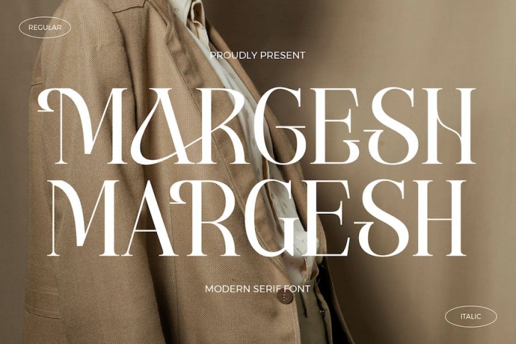 Margesh Modern Serif Font Font Download