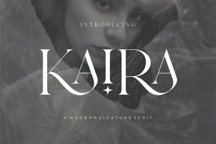 KAIRA Ligature Serif Typeface Font Download