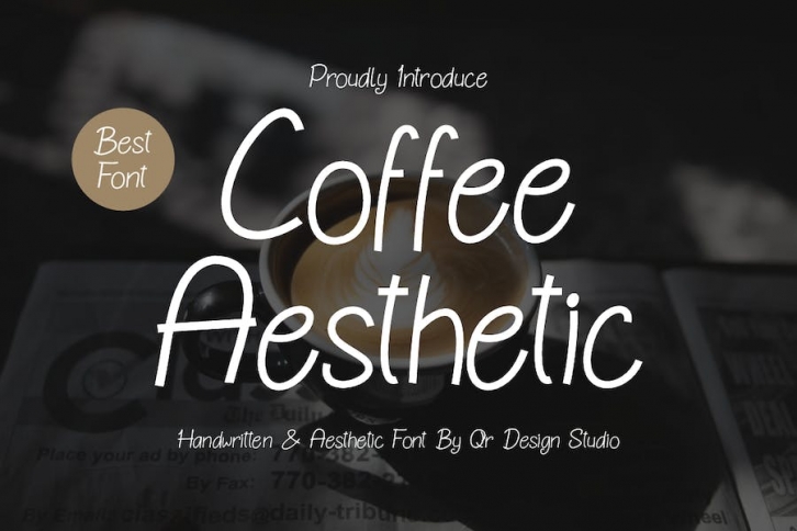 Coffee Aesthetic Font Font Download