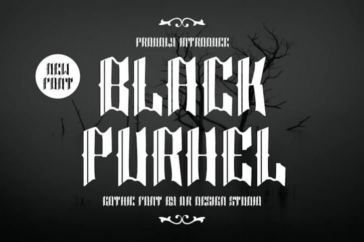 Black Purhel - Medieval Font Font Download