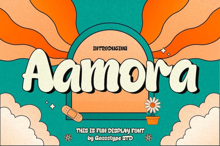 Aamora - This is Fun Display Font Font Download