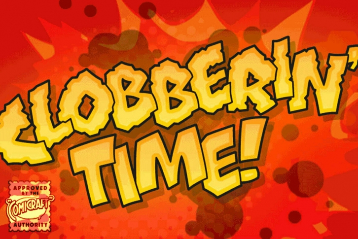 Clobberin Time Font Font Download