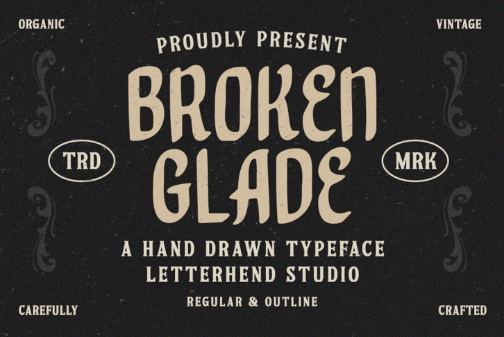 Broken Glade Font Font Download