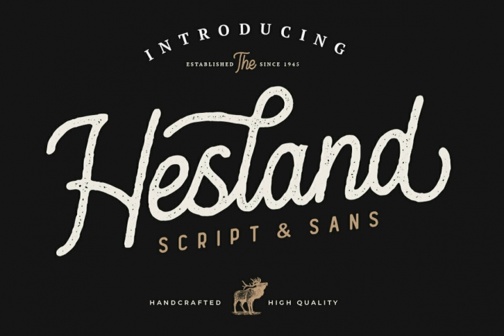 Hesland Font Font Download