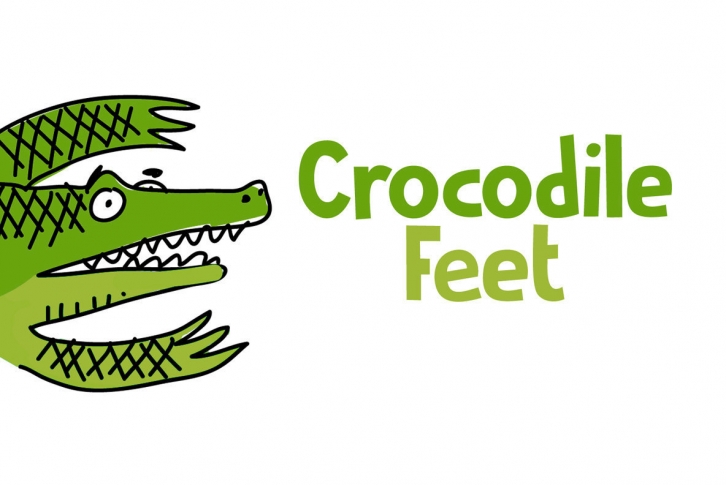 Crocodile Feet Font Font Download