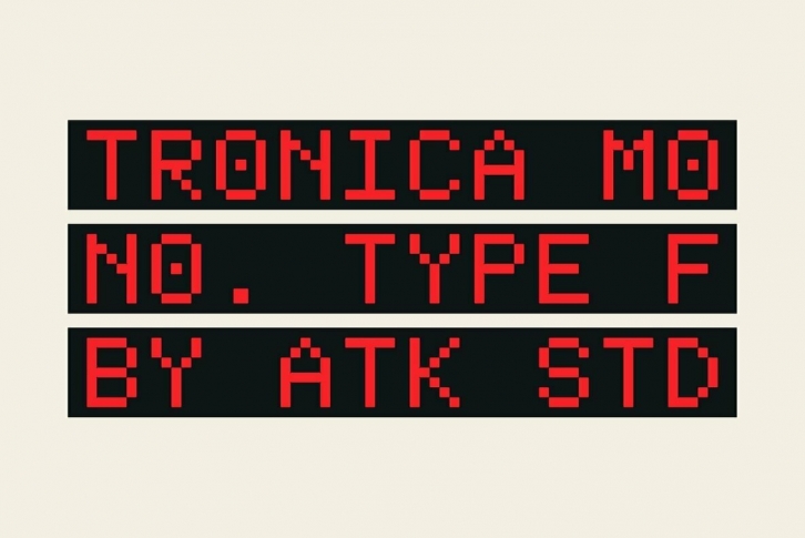 Tronica Mono Font Font Download