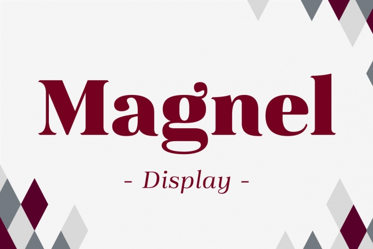 Magnel Display Font Font Download