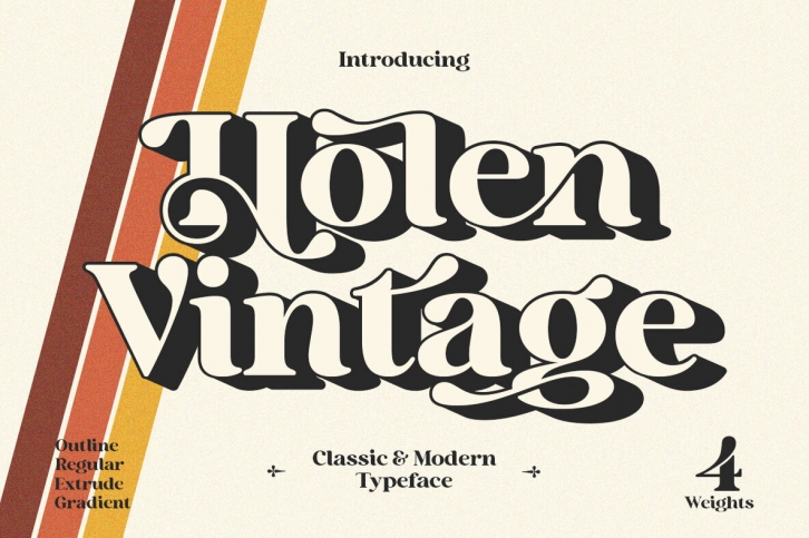 Holen Vintage Font Font Download