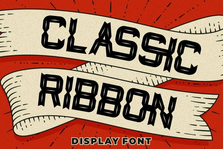 Classic Ribbon Font Font Download