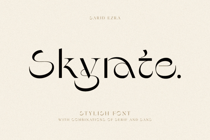 Skyrate Font Font Download