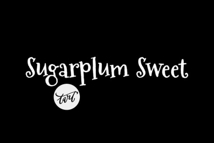 Sugarplum Sweet Font Font Download