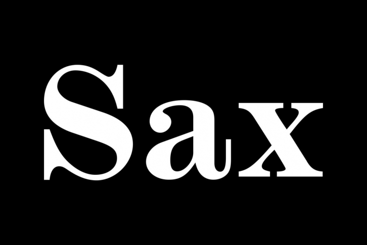 Sax Font Font Download