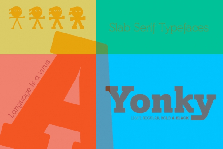 Yonky Slab Font Font Download