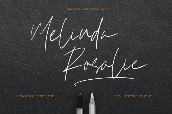 Melinda Rosalie - Quick Signature Fonts Font Download