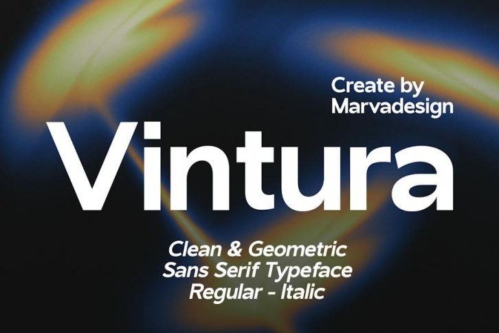 Vintura - A Modern Sans Serif Font Font Download