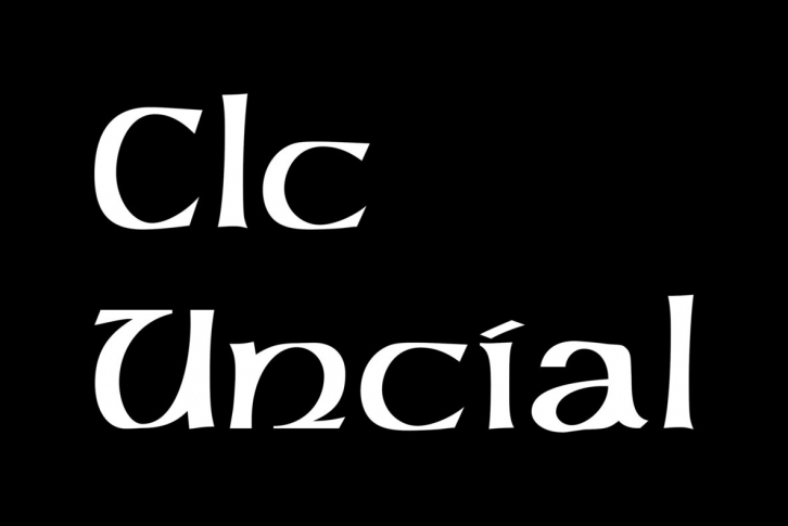 Clc Uncial Font Font Download