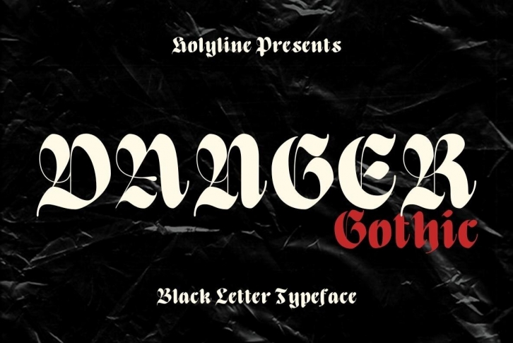 Danger Gothic Font Font Download