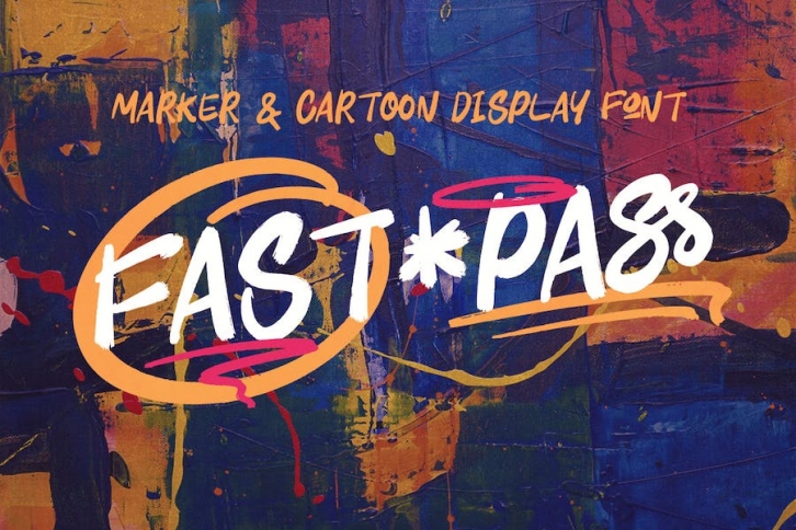 Fast Pass Casual Marker Font Font Download