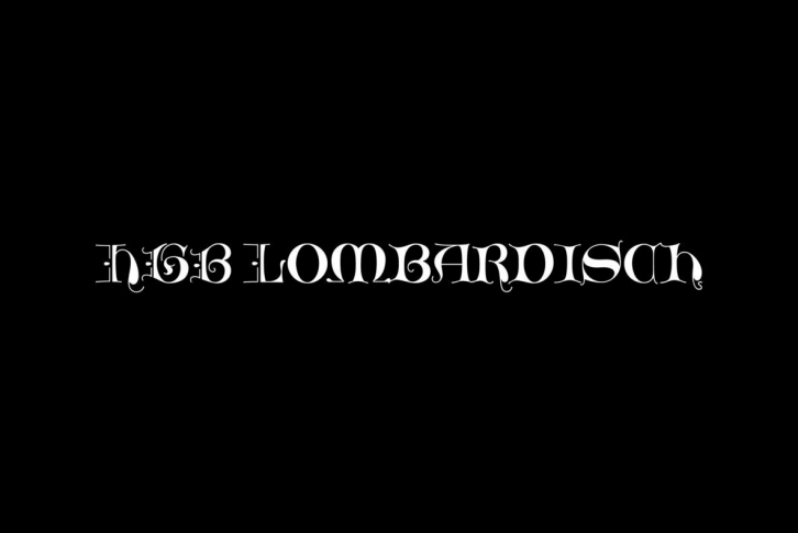 HGB Lombardisch Font Font Download