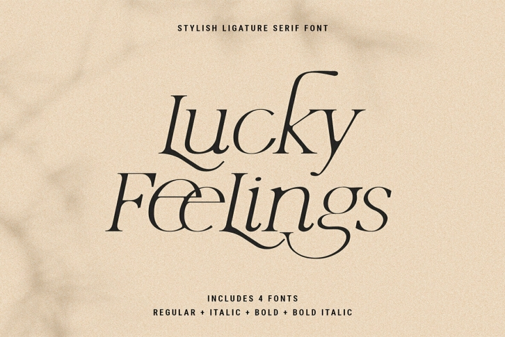 Lucky Feelings Font Font Download